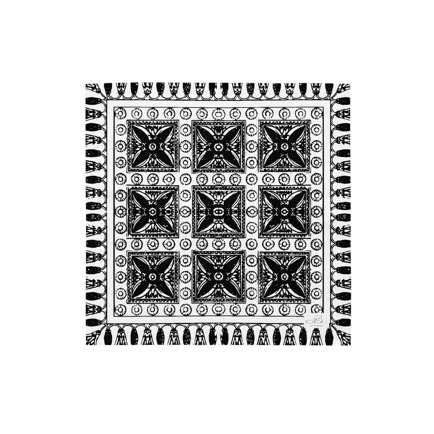 All-Over Print Bandana All Of Black