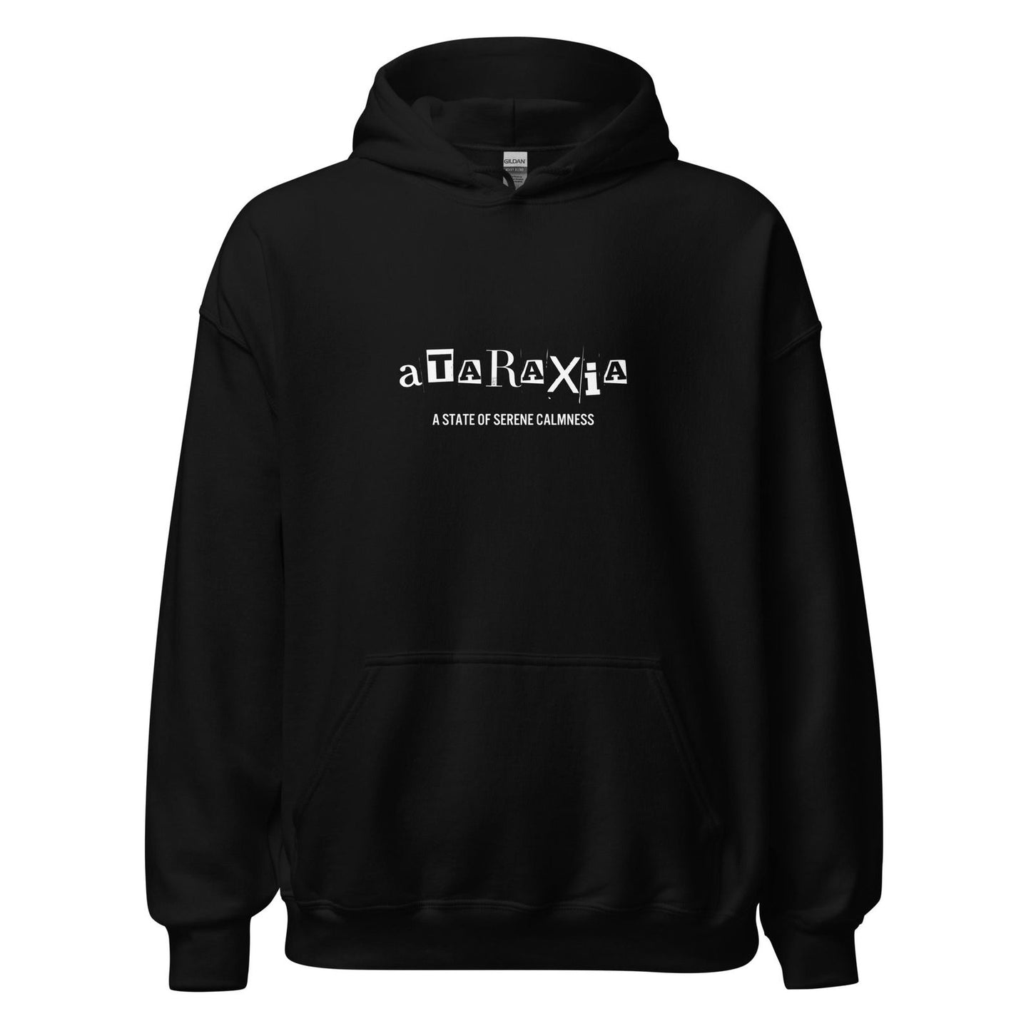 Ataraxia Positive Affirmation Women's Hoodie All Of Black