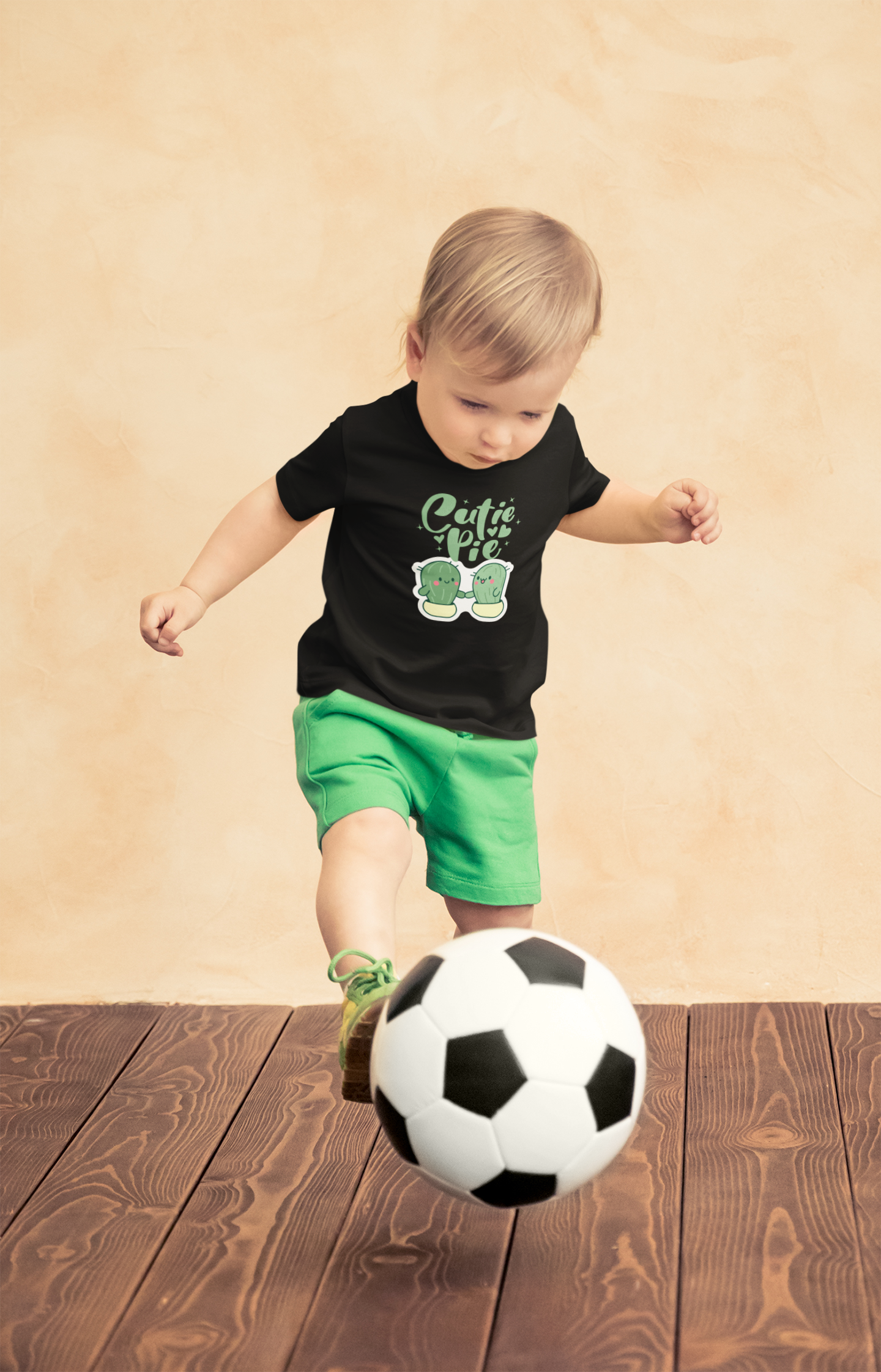 Baby Jersey Cotton Short Sleeve Tee All Of Black