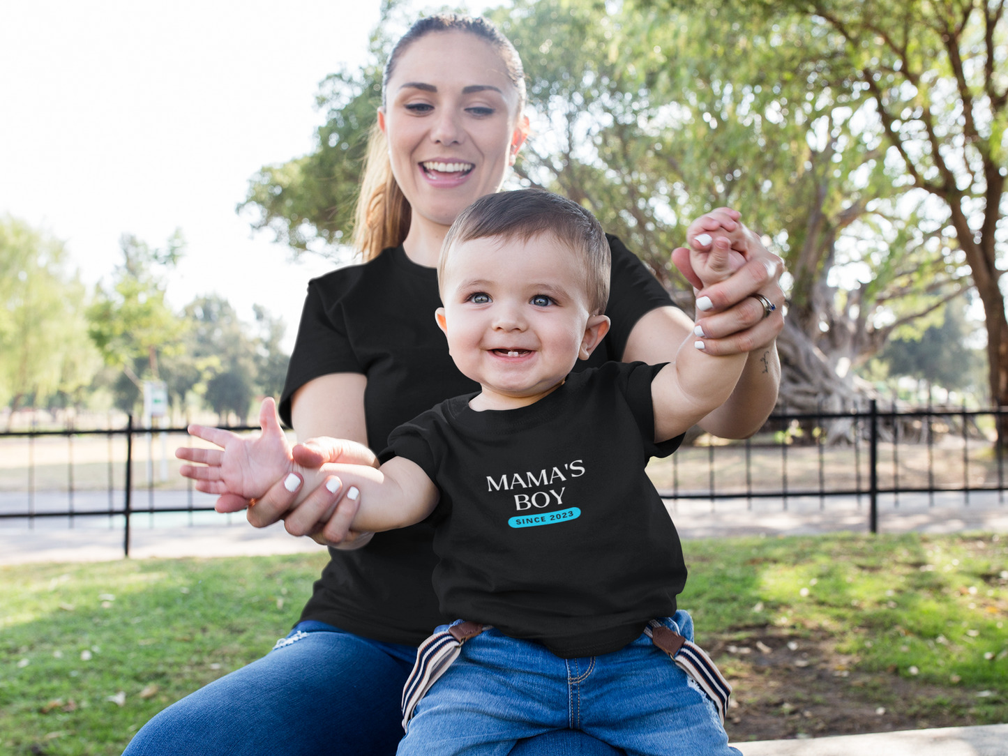 Baby Jersey Cotton Short Sleeve Tee All Of Black