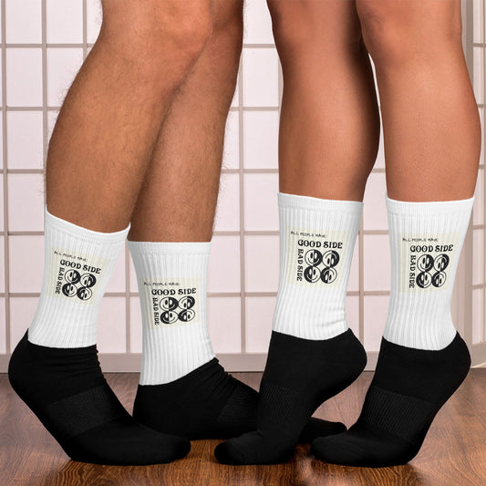 Graphic Socks All Of Black