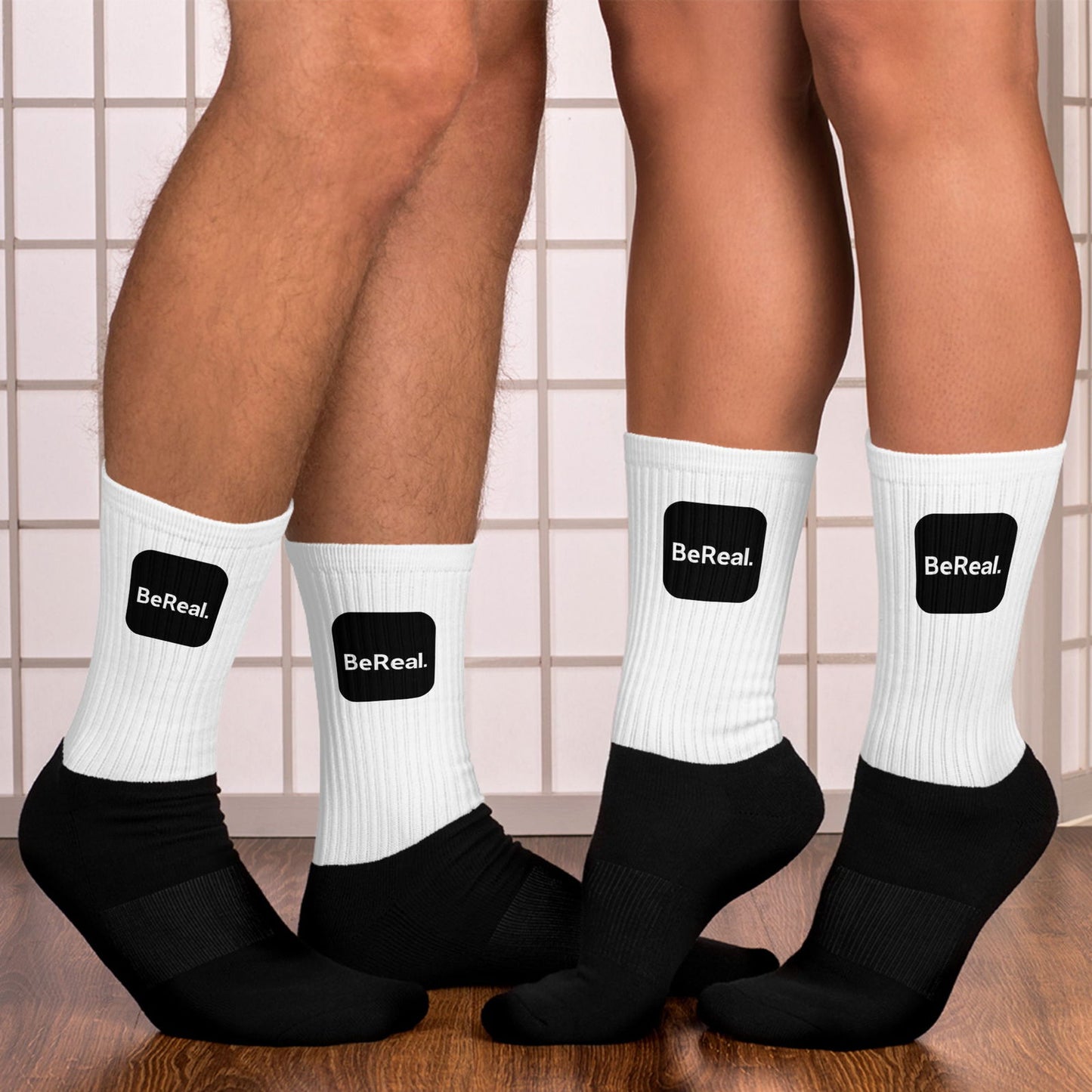 Graphic Socks All Of Black