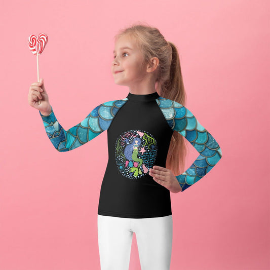 Kids Rash Guard – UPF 50+ Sun Protection All Of Black