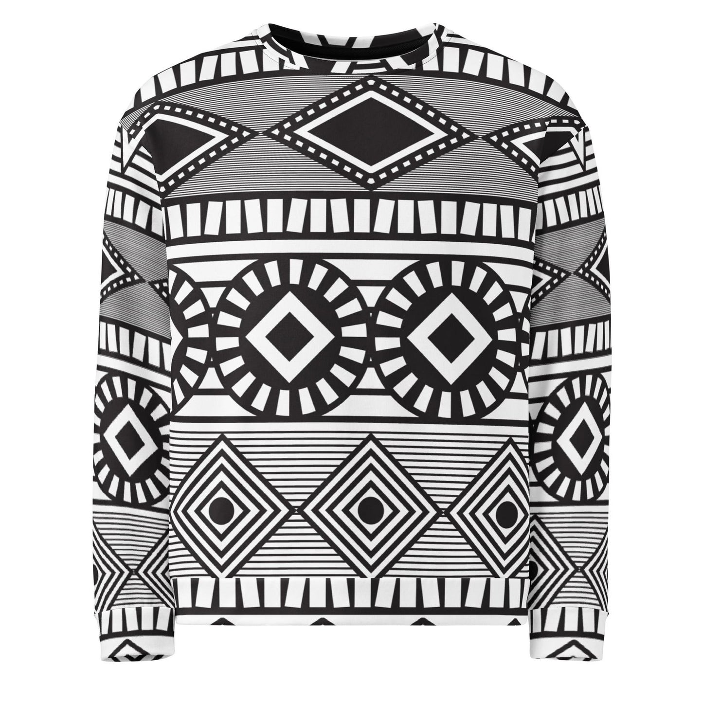 Men's All-Over Printed Sweatshirt All Of Black