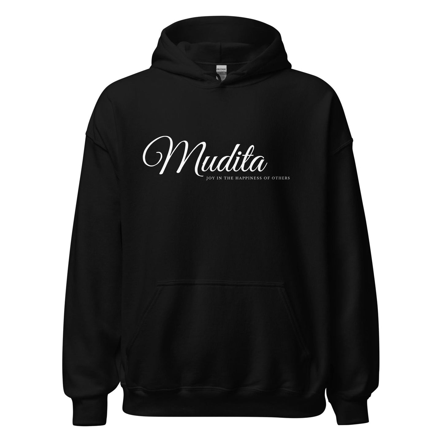 Mudita Positive Affirmation Unisex Hoodie All Of Black