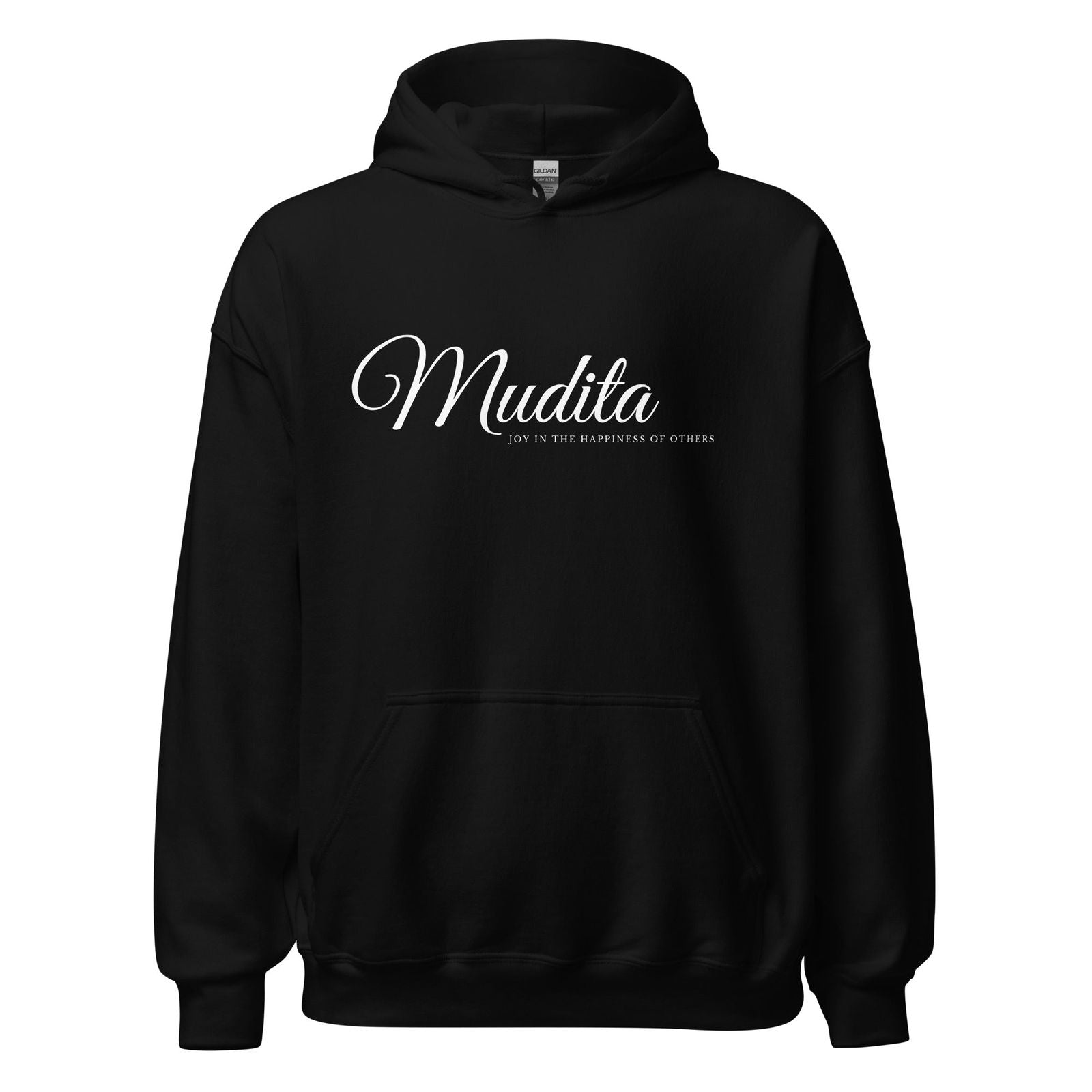 Mudita Positive Affirmation Unisex Hoodie All Of Black