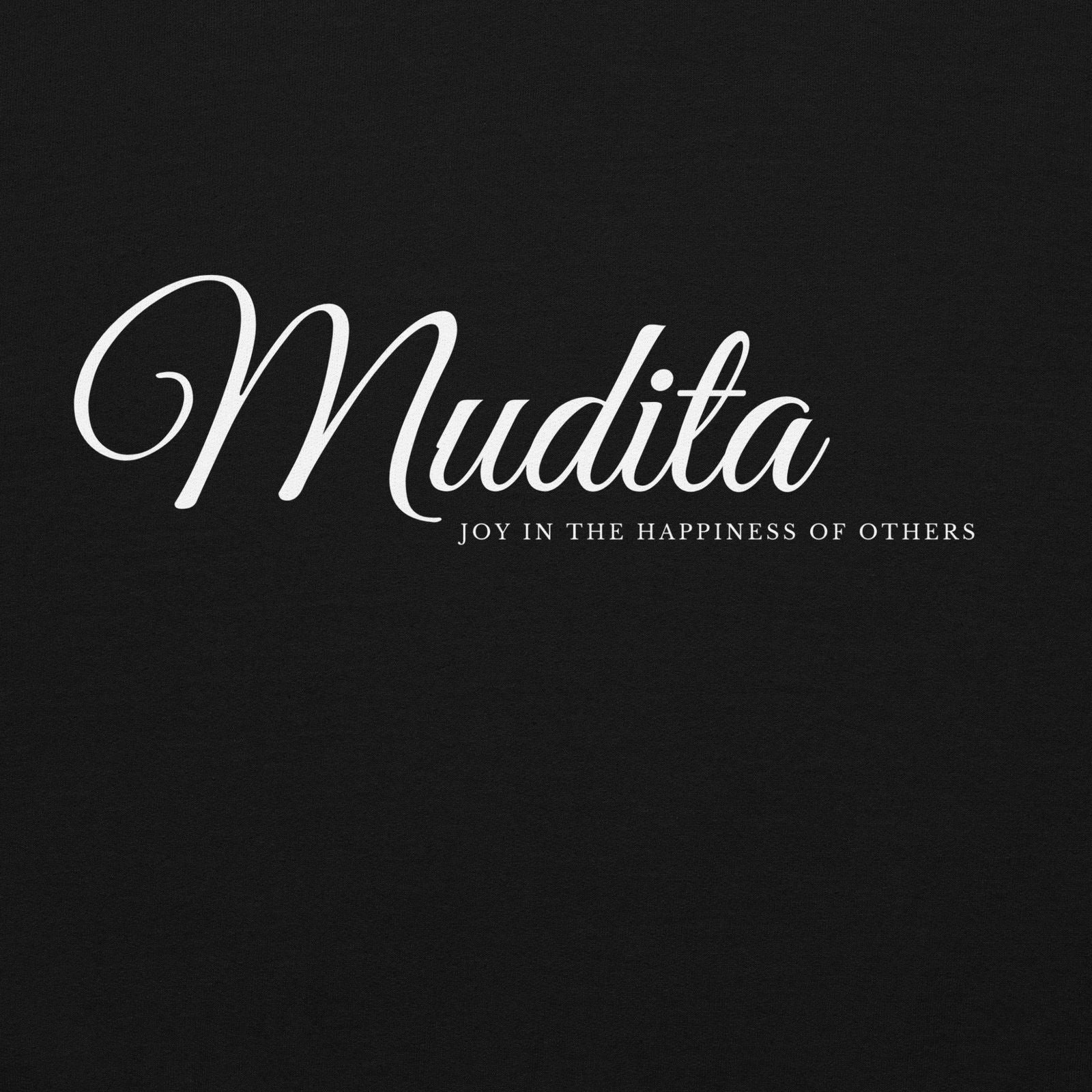 Mudita Positive Affirmation Unisex Hoodie All Of Black