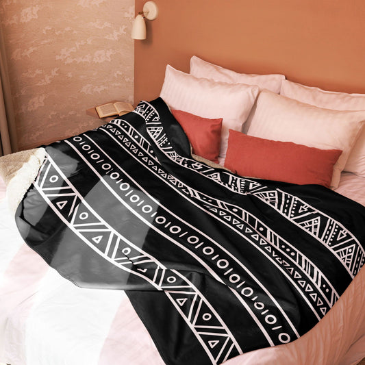 Sherpa Blanket All Of Black