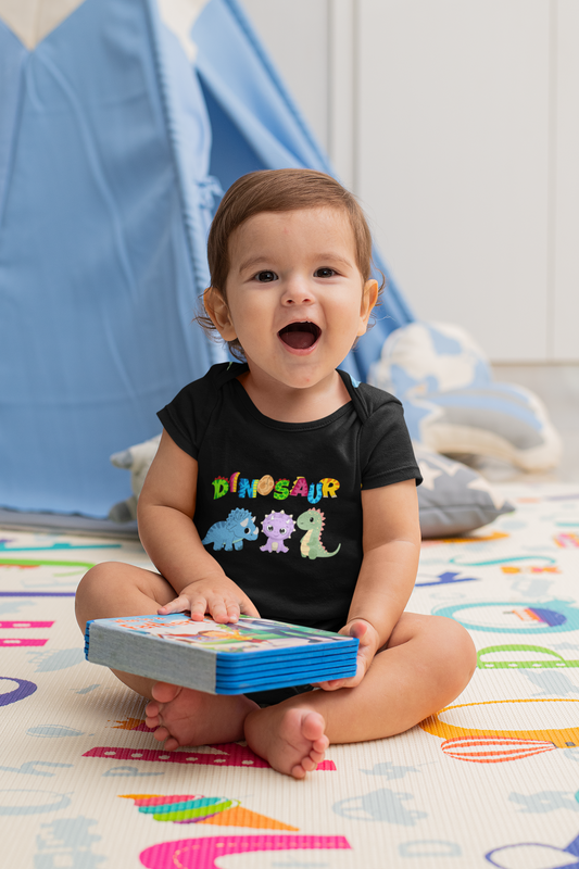 Soft Cotton Baby Bodysuit All Of Black