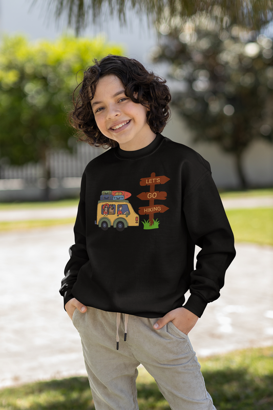 Youth Pullover - Crewneck Sweatshirt All Of Black