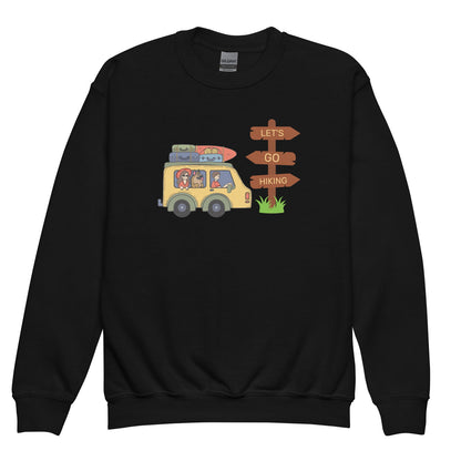 Youth Pullover - Crewneck Sweatshirt All Of Black